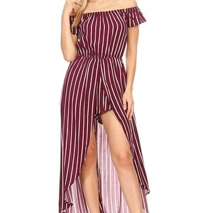 Striped Romper with Shorts